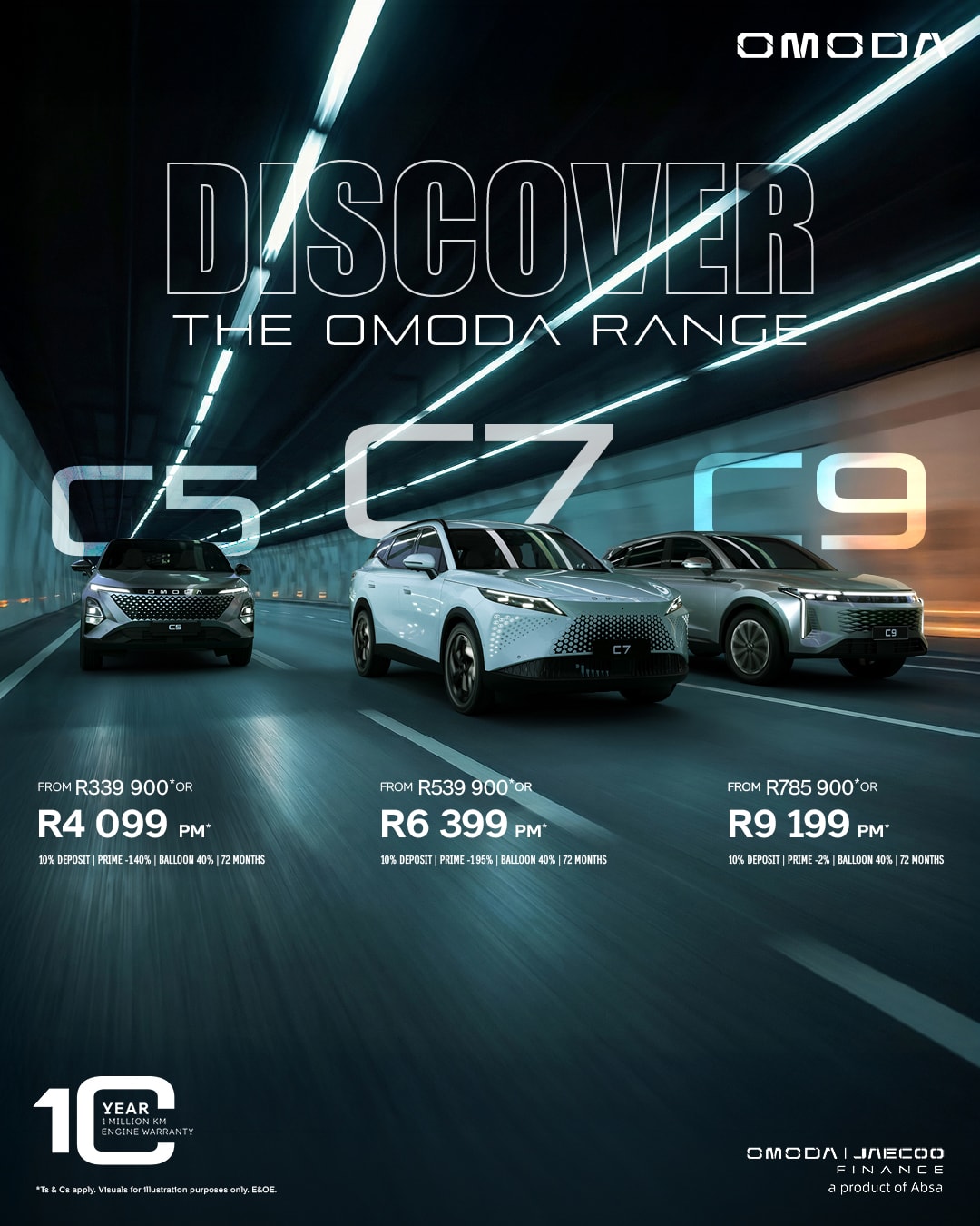 Discover the Omoda Range